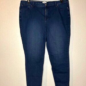Rebel The Pin Up Skinny Jeans Size 24W